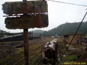 Trem abandonado na estação em Paranapiacaba - SP Trem abandonado na estação em Paranapiacaba - SP