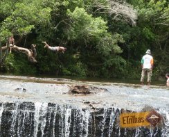 Parte Superior da Cachoeira véu de Noiva - Senges-PR - Vale do Itararé