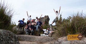 Grupo subindo Prateleiras - Parque Nacional do Itatiaia